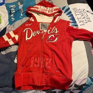 Brand new NHL New Jersey devils zip up